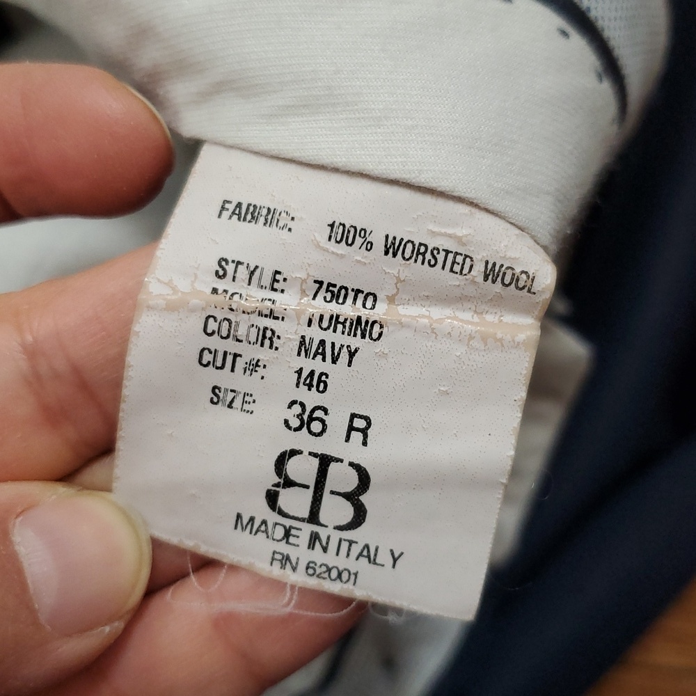 JB Britches Torino 750TO Wool Italy Pants - Picture 5 of 8